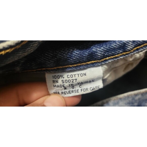 Vintage RIO Stephen Mardon Jeans Size 24 Stone Wash High Rise Tapered Leg Cotton - Picture 4 of 13